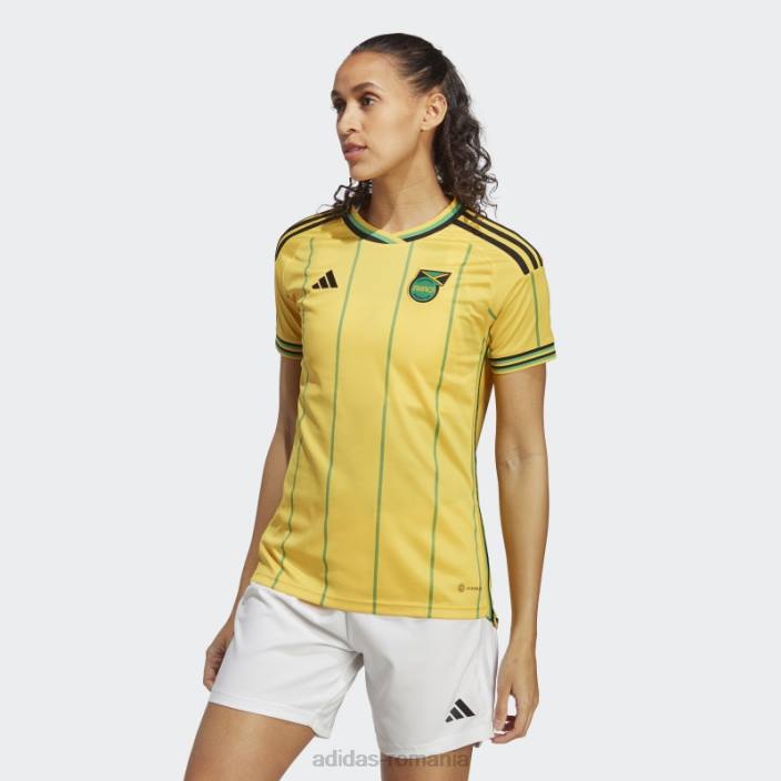 Adidas tricoul verde de acasă Jamaica 23 femei auriu/verde 2JBN16655