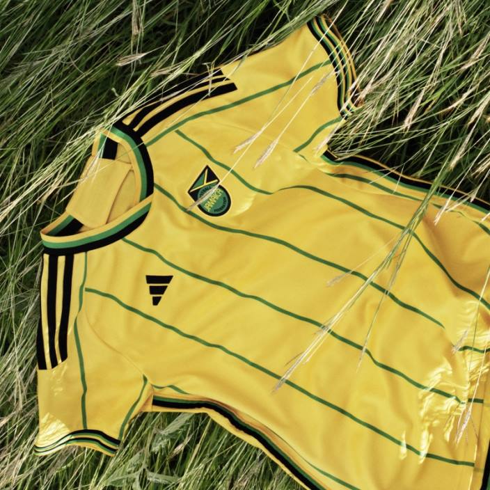 Adidas tricoul verde de acasă Jamaica 23 femei auriu/verde 2JBN16655