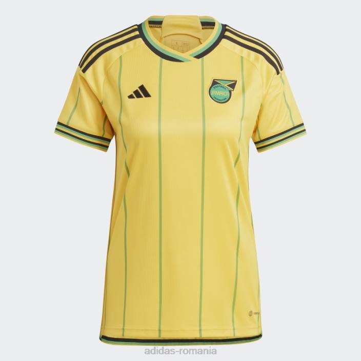 Adidas tricoul verde de acasă Jamaica 23 femei auriu/verde 2JBN16655