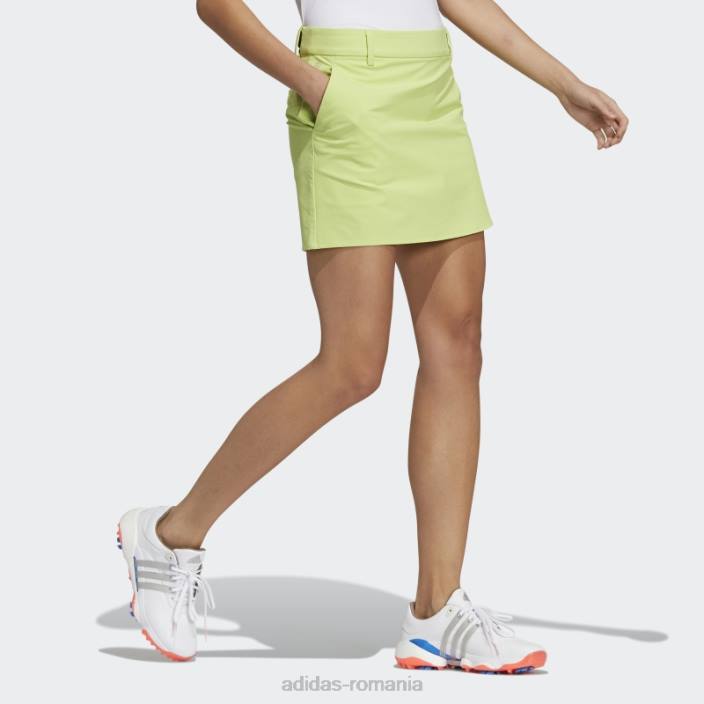 Adidas Fusta cu detaliu fante cu 3 dungi lime adidas femei lămâie verde 2JBN3150