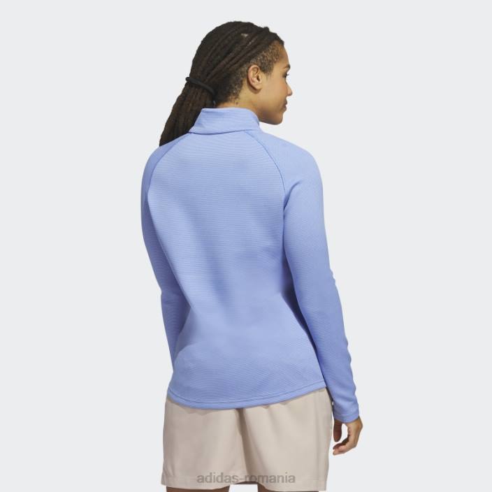 Adidas Pulover de golf albastru cu fermoar 1/4 adidas femei albastru 2JBN9963