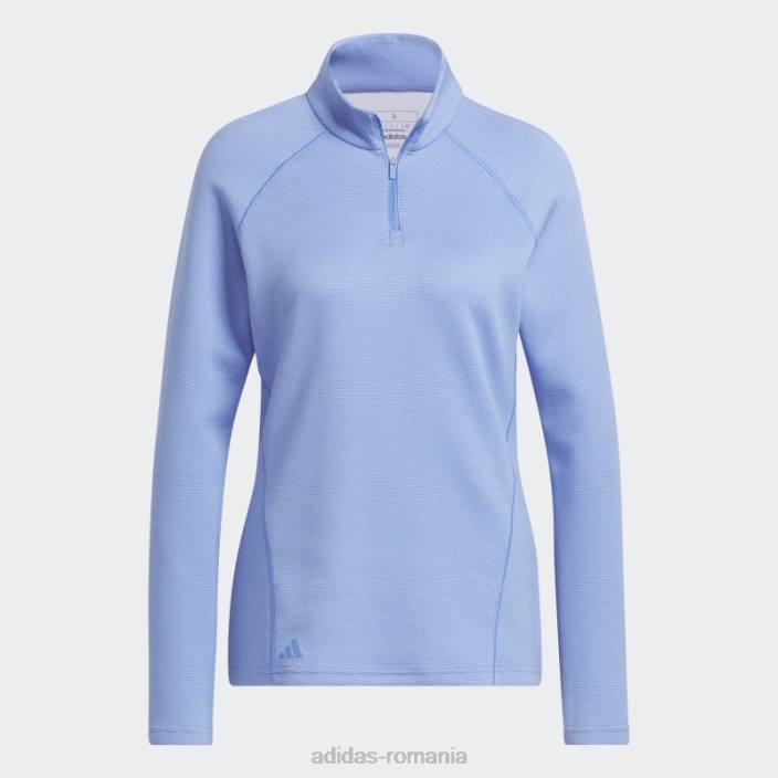 Adidas Pulover de golf albastru cu fermoar 1/4 adidas femei albastru 2JBN9963