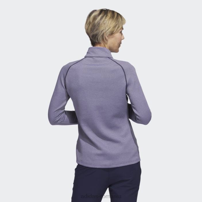 Adidas Pulover de golf cu fermoar 1/4 bleumarin femei marina 2JBN10091