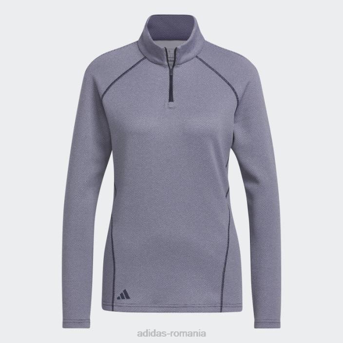 Adidas Pulover de golf cu fermoar 1/4 bleumarin femei marina 2JBN10091