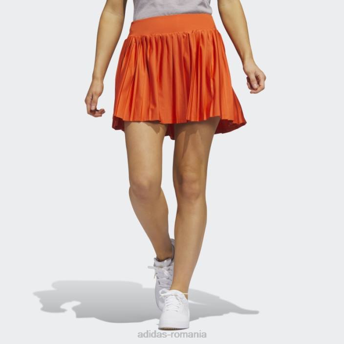 Adidas Ultimate365 tour plisat 15-inch fustă de golf roșie femei roșu 2JBN9145