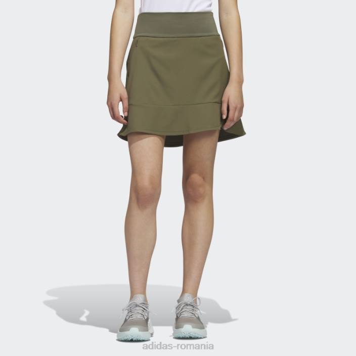 Adidas fustă adidas cu volane măsline femei măsline 2JBN9801