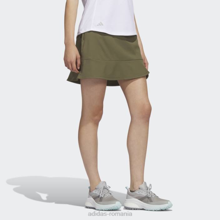 Adidas fustă adidas cu volane măsline femei măsline 2JBN9801