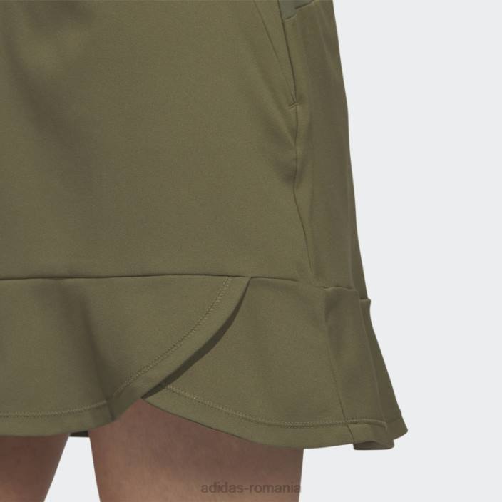 Adidas fustă adidas cu volane măsline femei măsline 2JBN9801