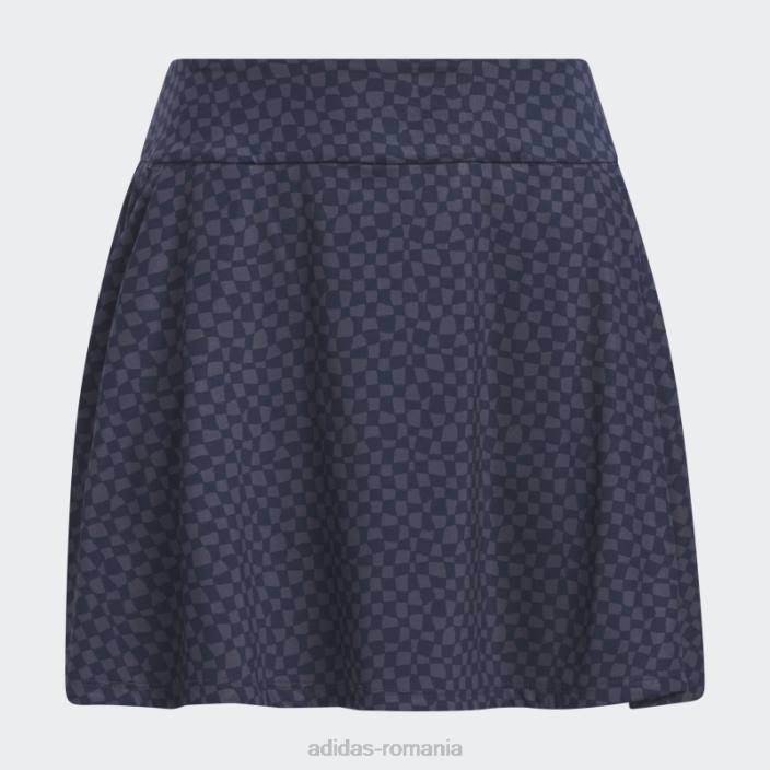 Adidas fustă de golf de 16 inchi imprimată bleumarin femei marina 2JBN9727