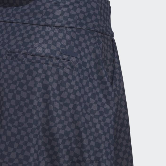 Adidas fustă de golf de 16 inchi imprimată bleumarin femei marina 2JBN9727