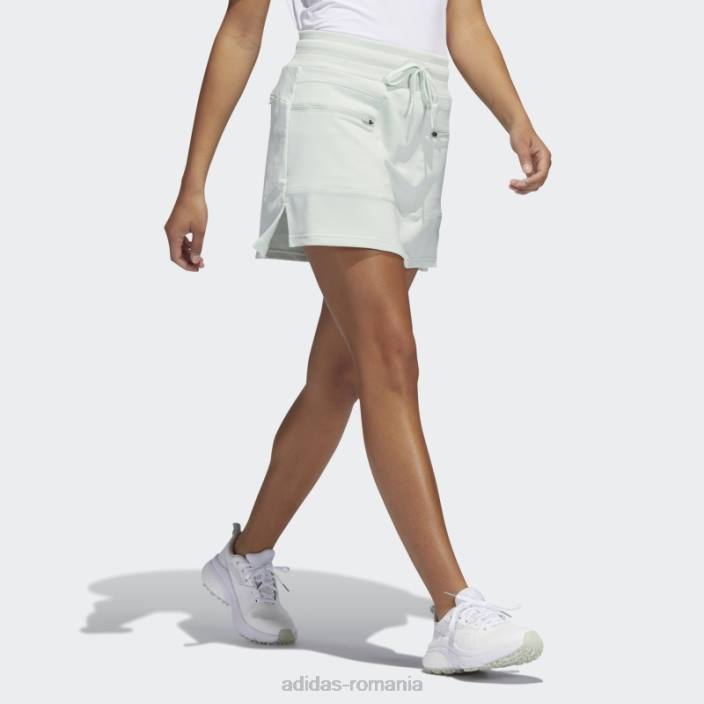 Adidas fustă de golf din tricot urzeală verde adidas femei verde 2JBN2718