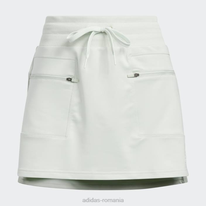 Adidas fustă de golf din tricot urzeală verde adidas femei verde 2JBN2718