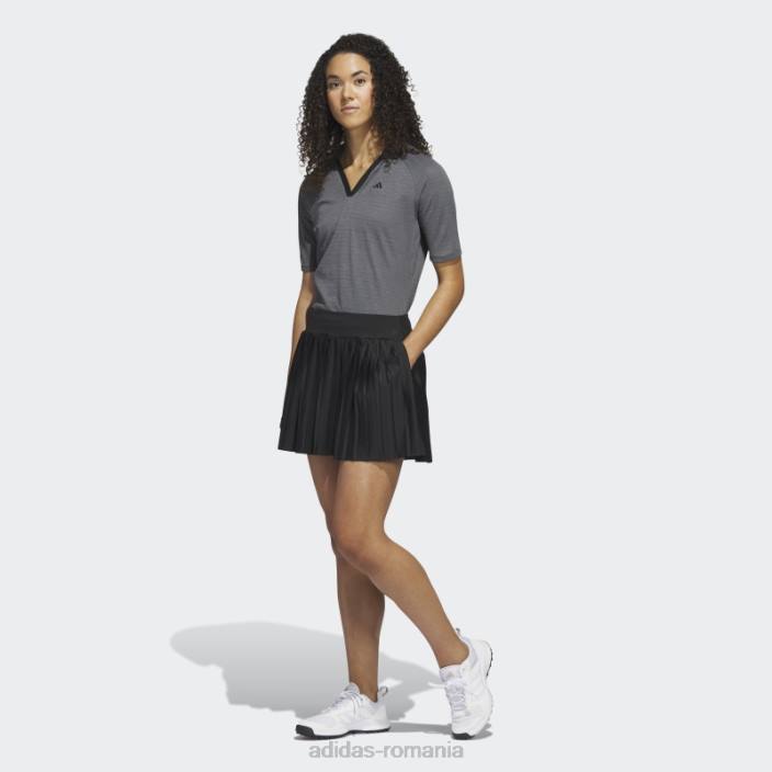 Adidas fustă de golf neagră ultimate365 tour plisată de 15 inchi femei negru 2JBN10084
