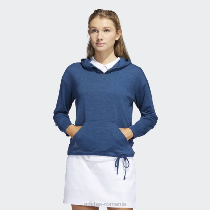 Adidas hanorac cu glugă blumarin essentials slub adidas femei papură bleumarin/albastru 2JBN10695