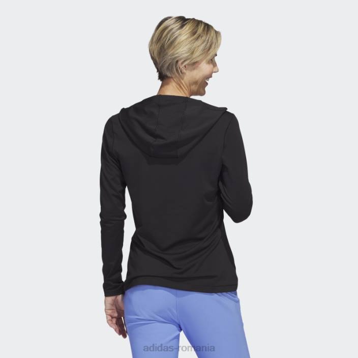 Adidas hanorac de golf de performanță negru femei negru 2JBN10087
