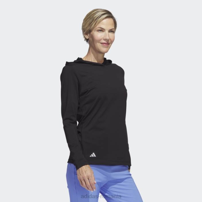 Adidas hanorac de golf de performanță negru femei negru 2JBN10087
