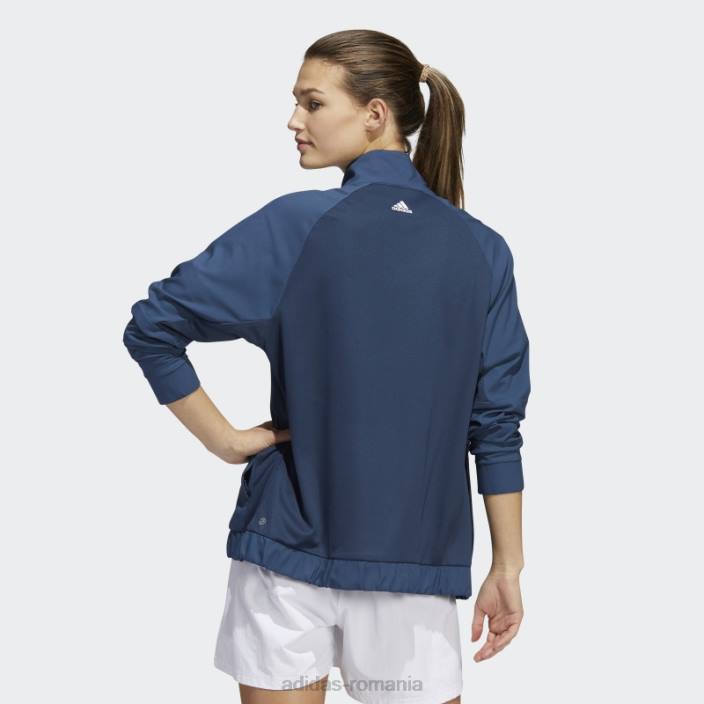 Adidas jachetă cu fermoar complet bluemarin essentials femei marina 2JBN10468
