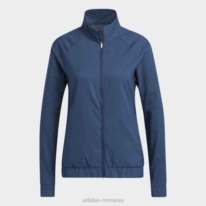 Adidas jachetă cu fermoar complet bluemarin essentials femei marina 2JBN10468