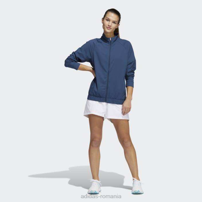Adidas jachetă cu fermoar complet bluemarin essentials femei marina 2JBN10468