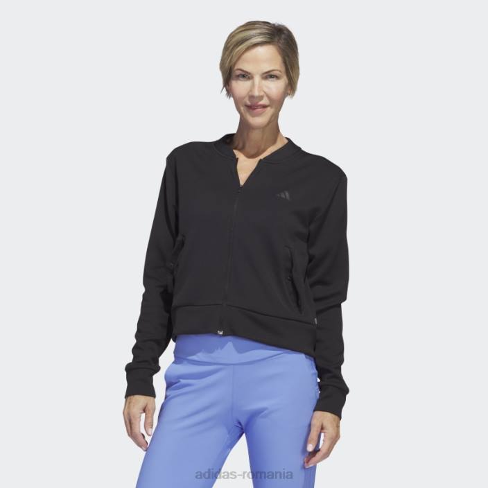 Adidas jacheta bomber de golf neagra adidas femei negru 2JBN9966