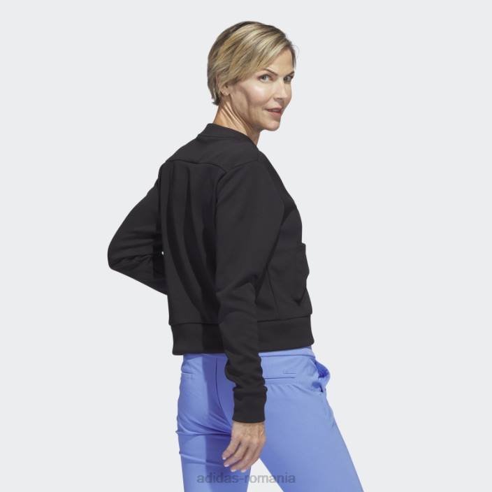 Adidas jacheta bomber de golf neagra adidas femei negru 2JBN9966