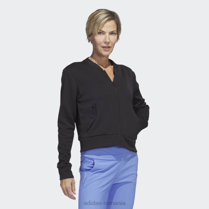 Adidas jacheta bomber de golf neagra adidas femei negru 2JBN9966