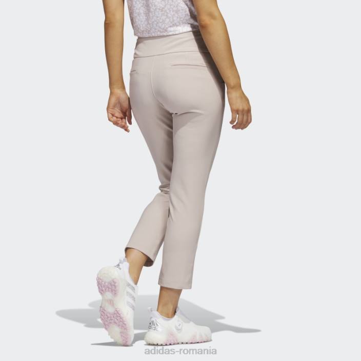 Adidas pantaloni adidas cu tragere la gleznă taupe femei taupe 2JBN2607