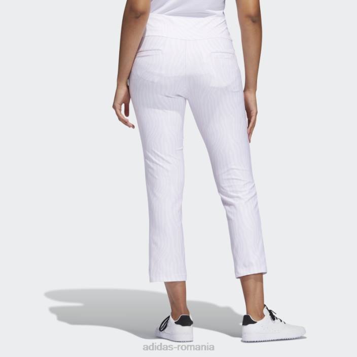 Adidas pantaloni la gleznă imprimați ultimate365 roz femei roz/alb 2JBN3751