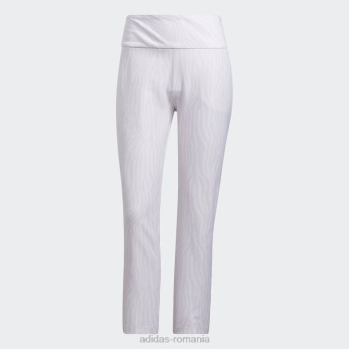 Adidas pantaloni la gleznă imprimați ultimate365 roz femei roz/alb 2JBN3751