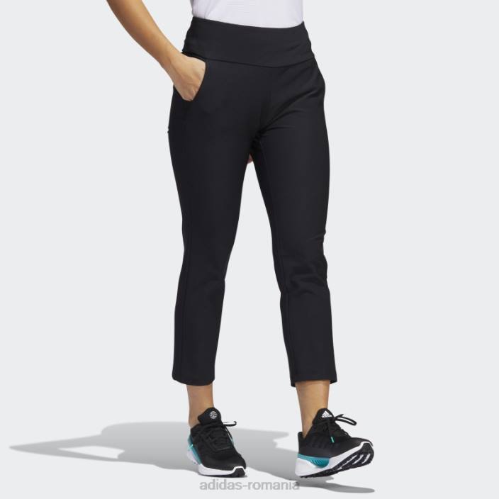 Adidas pantaloni negri cu tragere la gleznă femei negru 2JBN16375
