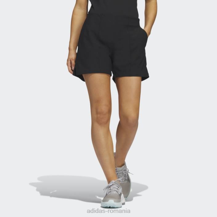 Adidas pantaloni scurți de golf pintuck de 5 inci, negru adidas femei negru 2JBN10146