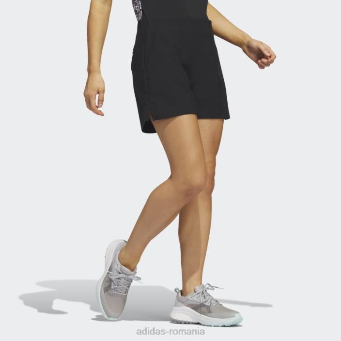 Adidas pantaloni scurți de golf pintuck de 5 inci, negru adidas femei negru 2JBN10146