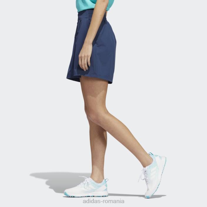 Adidas pantaloni scurți plisați, bleumarin, adidas femei marina 2JBN2949