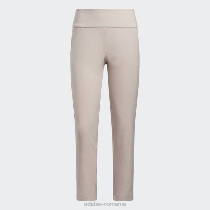Adidas pantaloni taupe cu tragere la glezne femei taupe 2JBN10229