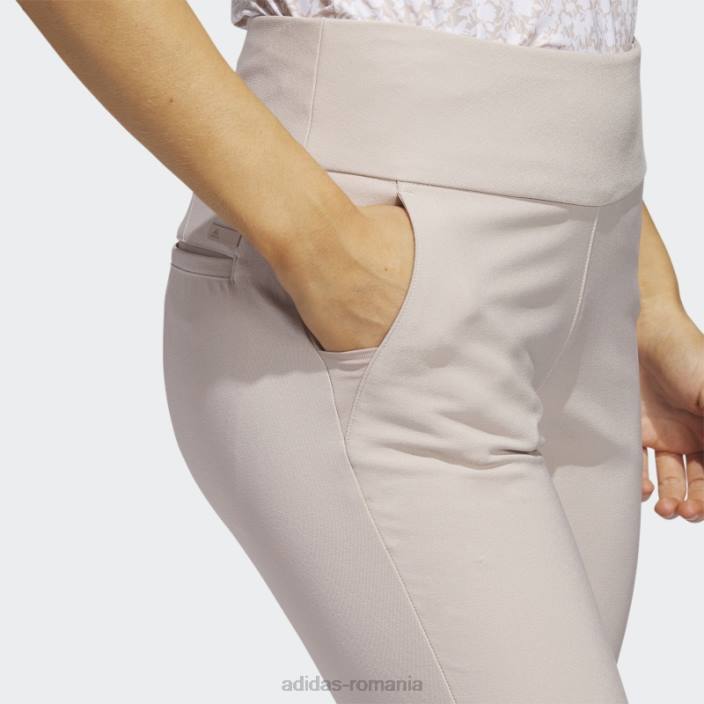 Adidas pantaloni taupe cu tragere la glezne femei taupe 2JBN10229