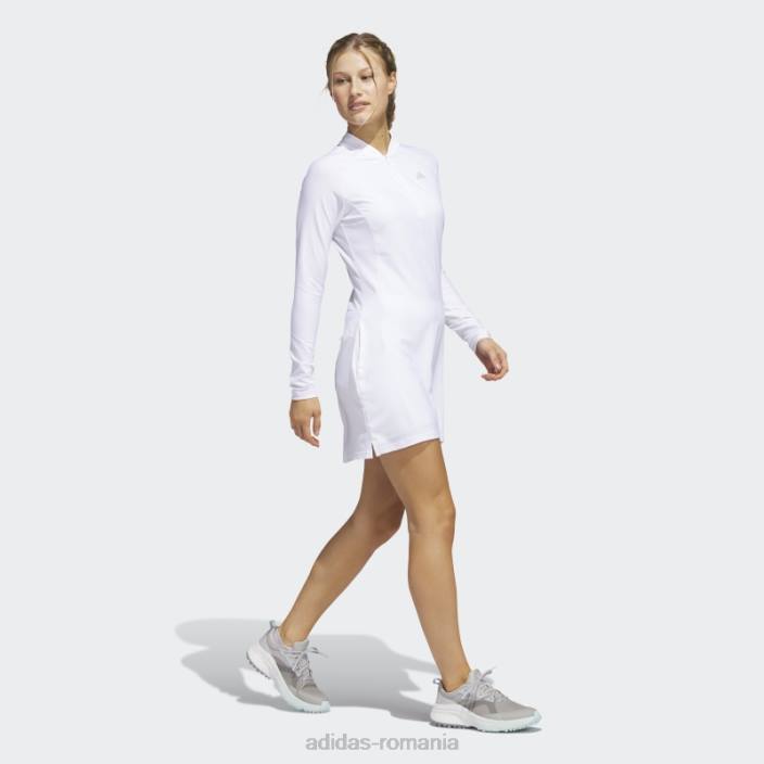 Adidas rochie de golf albă cu mânecă lungă adidas femei alb 2JBN9969