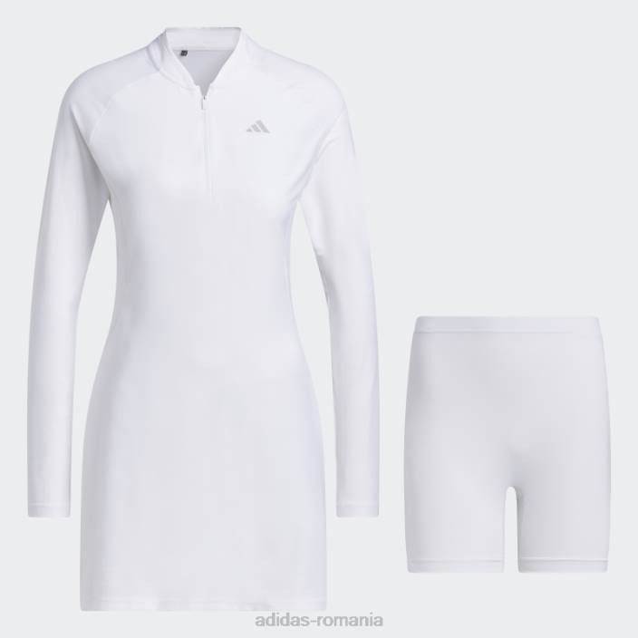 Adidas rochie de golf albă cu mânecă lungă adidas femei alb 2JBN9969