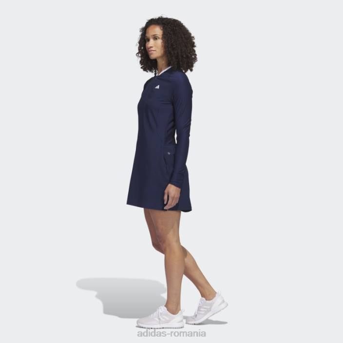 Adidas rochie de golf cu mânecă lungă bleumarin la modă femei marina 2JBN9567