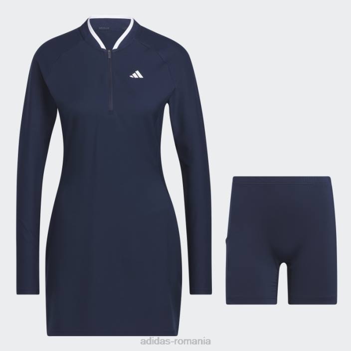 Adidas rochie de golf cu mânecă lungă bleumarin la modă femei marina 2JBN9567