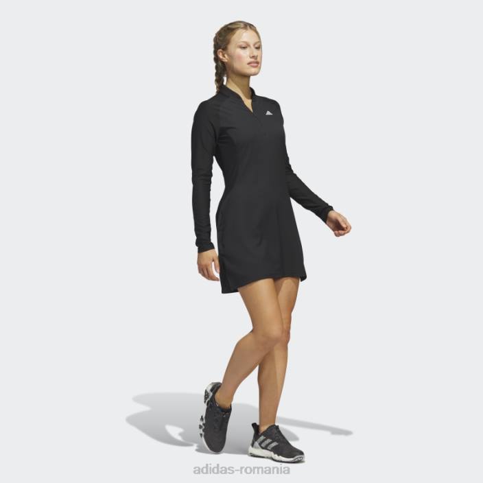 Adidas rochie de golf cu maneca lunga neagra femei negru 2JBN9770