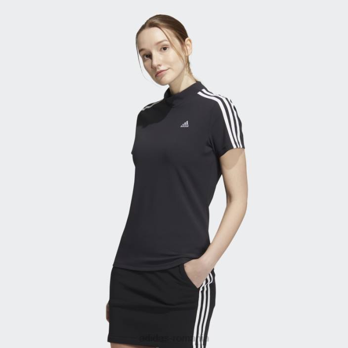 Adidas tricou negru cu 3 dungi femei negru 2JBN3166