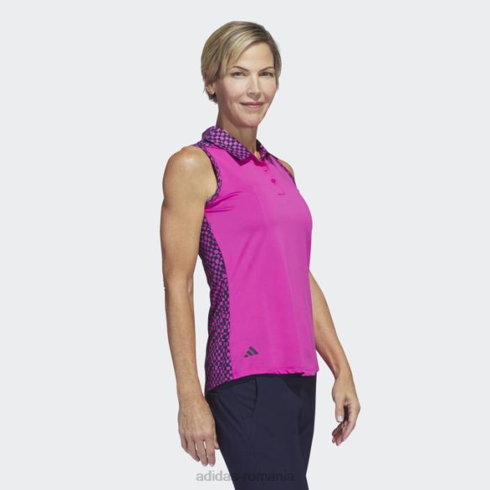Adidas tricou polo de golf fără mâneci fucsia ultimate365 adidas femei fucsie 2JBN2631