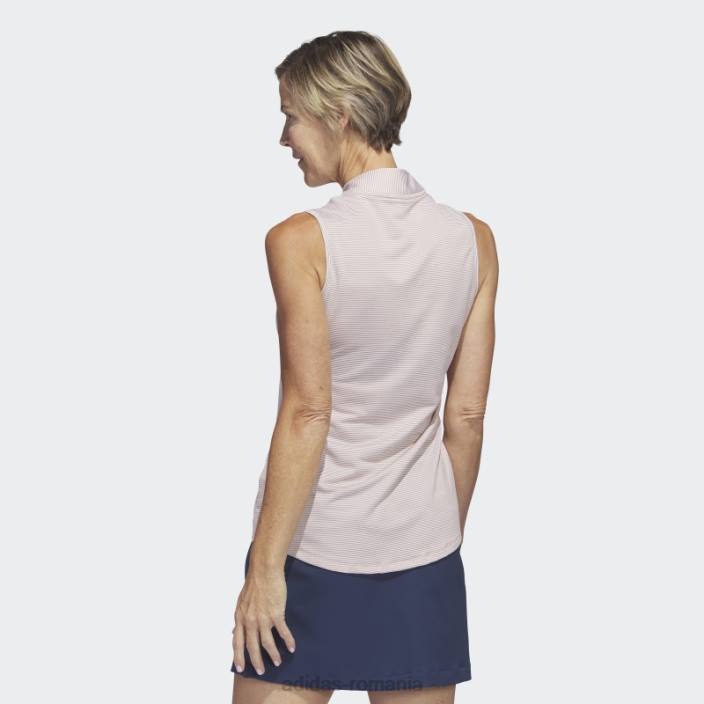 Adidas tricou polo de golf fără mâneci taupe în două culori femei taupe 2JBN10181