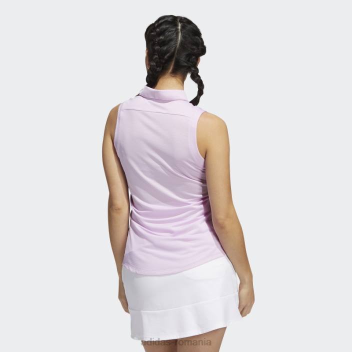Adidas tricou polo fără mâneci liliac femei liliac 2JBN2645