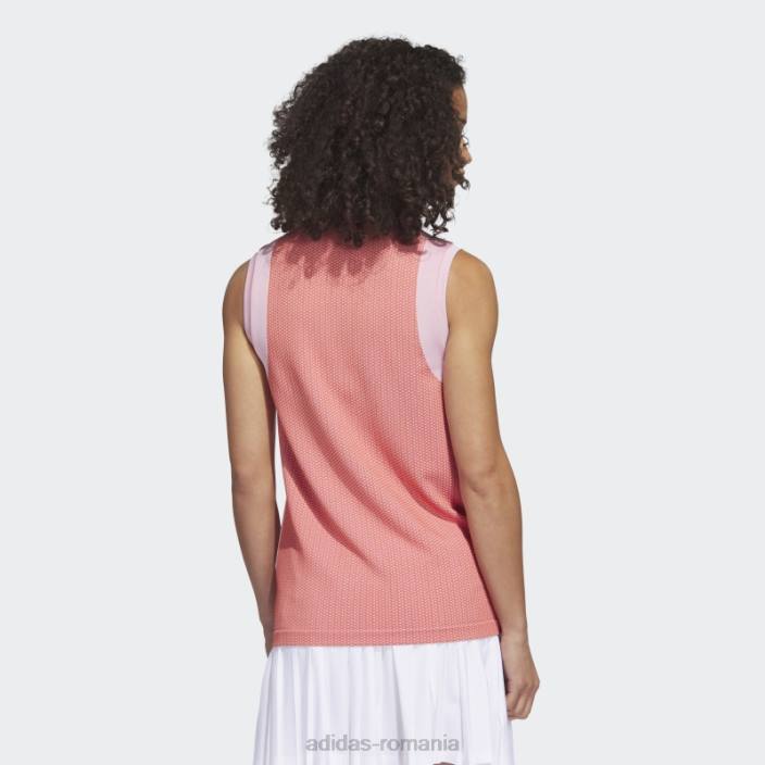 Adidas tricou polo fără mâneci ultimate365 tour, roșu femei roșu 2JBN17131