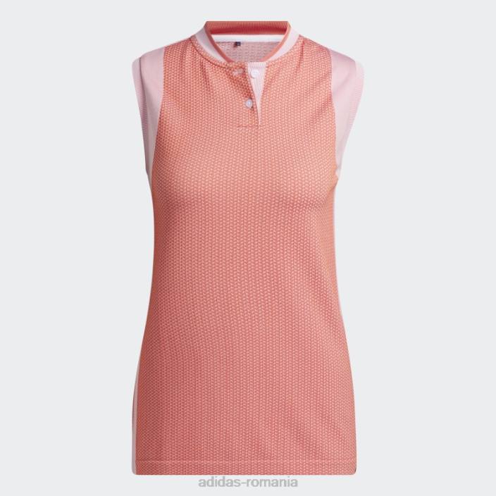 Adidas tricou polo fără mâneci ultimate365 tour, roșu femei roșu 2JBN17131