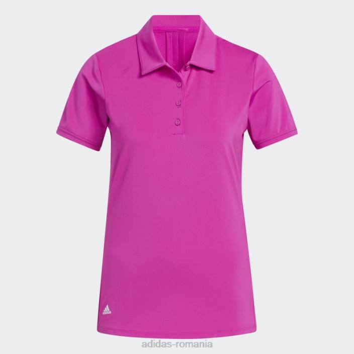 Adidas tricou polo fucsia ultimate365 solid adidas femei fucsie 2JBN2613