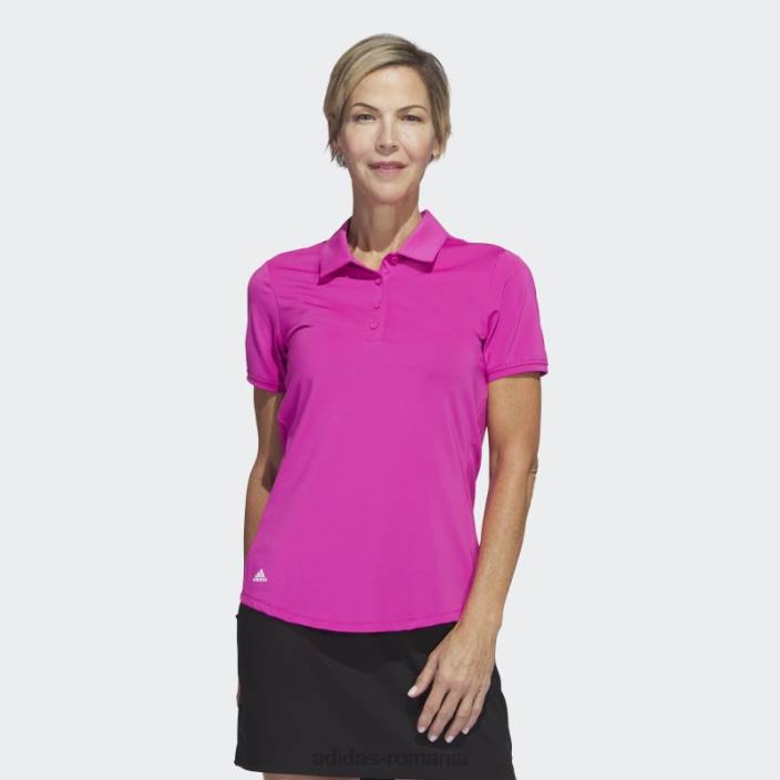 Adidas tricou polo fucsia ultimate365 solid femei fucsie 2JBN10078
