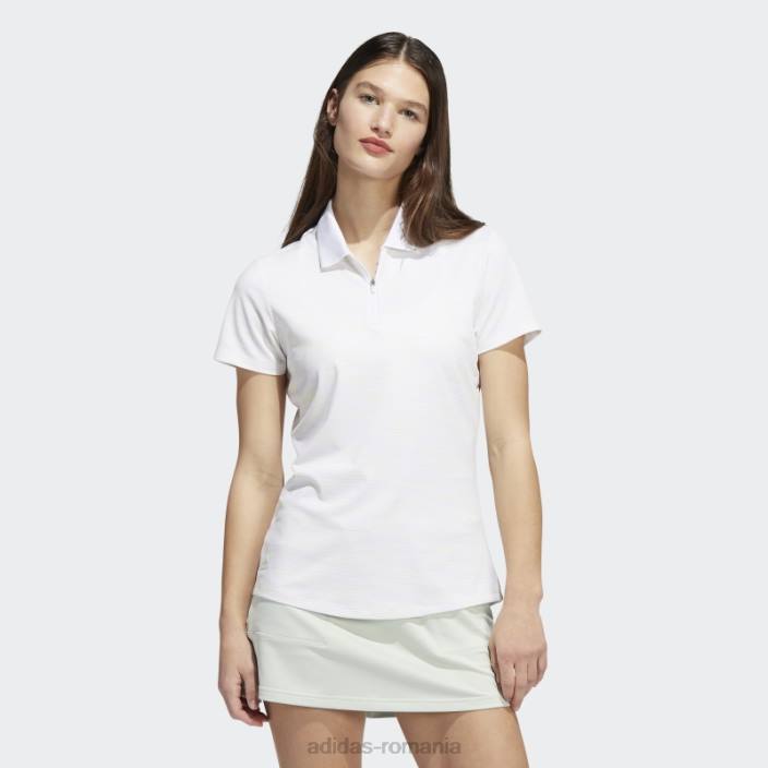 Adidas tricou polo noutate alb femei alb/verde 2JBN3217