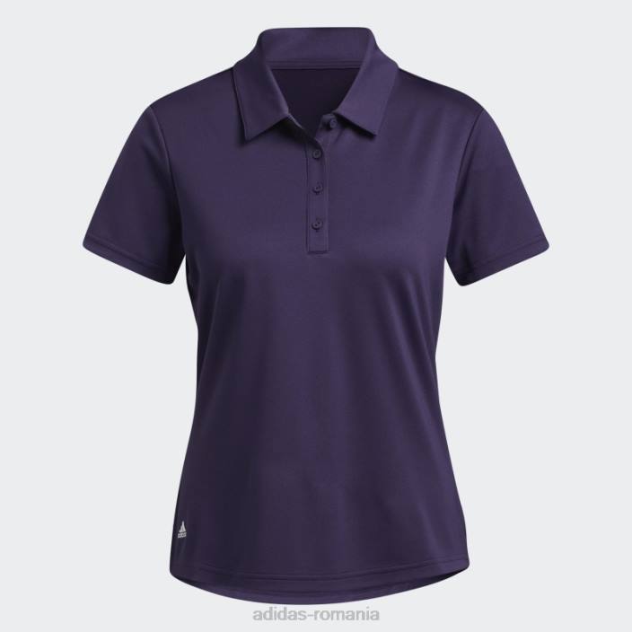 Adidas tricou polo performance primegreen violet femei Violet 2JBN10177
